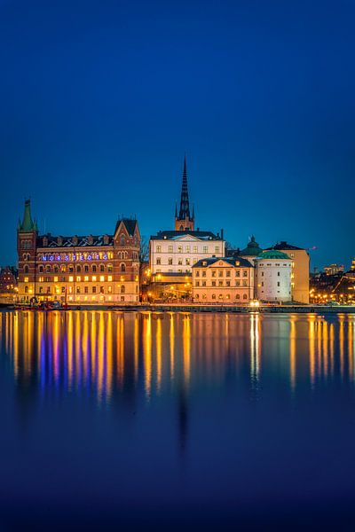 Stockholm Blue Hour by Iman Azizi