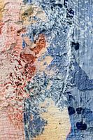 BUNTE ALTE MAUER ABSTRAKT