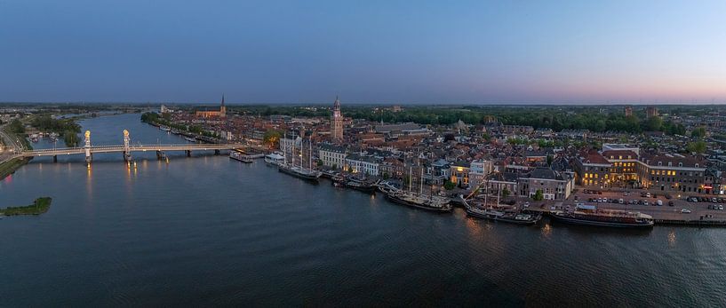 Kampen springtime sunset aerial view by Sjoerd van der Wal Photography