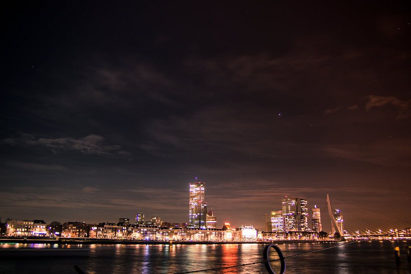 Rotterdam bei Nacht von Suzan van Pelt