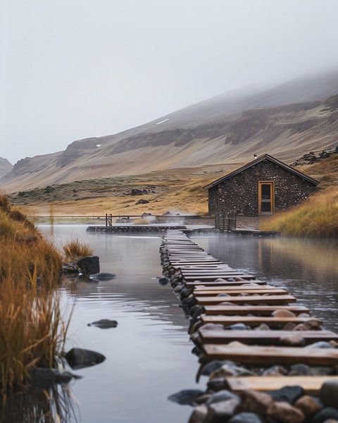 House by the lake by fernlichtsicht