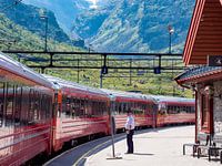 Le train de Flåm, en Norvège.