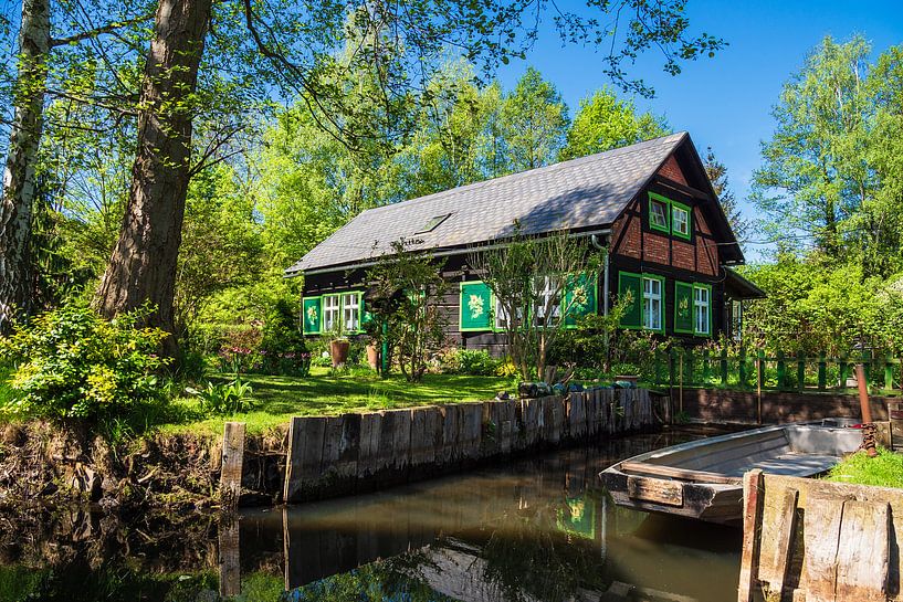 Gebäude im Spreewald in Lehde par Rico Ködder