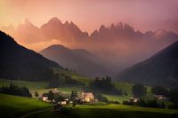 Lever de soleil Val Di Funes