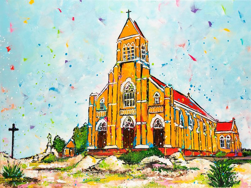 Kirche St. Willibrordus von Happy Paintings / Renata Rolefes