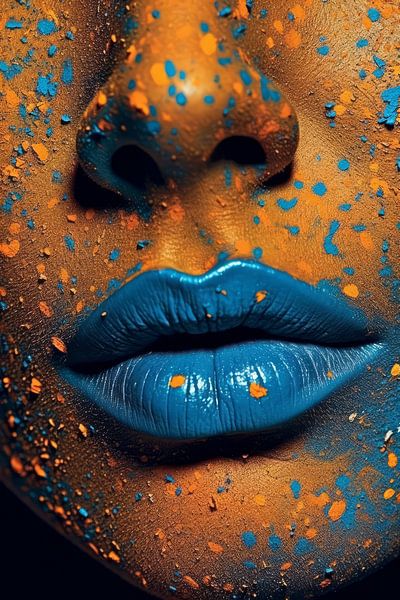 Bodypaint Frau von Preet Lambon