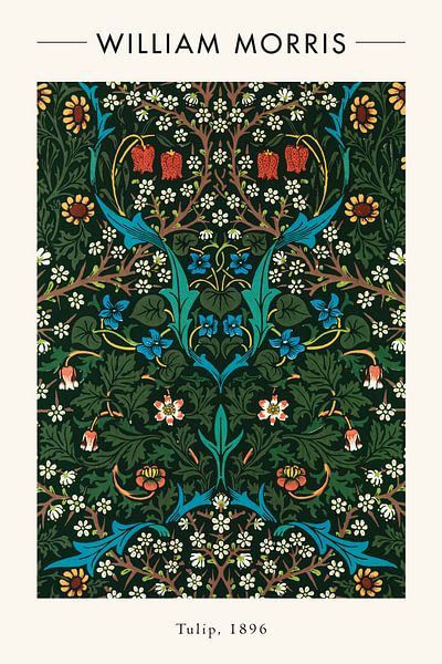 William Morris - Tulip II by Walljar