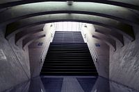 Abstract stone staircase