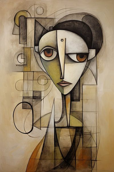 Portrait abstrait par Imagine