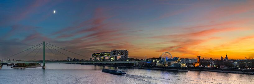 Sunset in Cologne by Walter G. Allgöwer