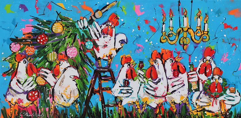 Les poulets de Noël par Corrie Leushuis