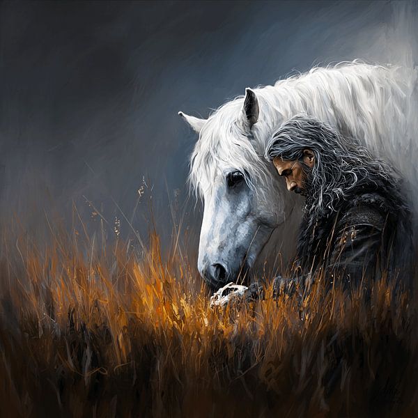 Emotion im Schilf | Poetische Wandkunst von Karina Brouwer