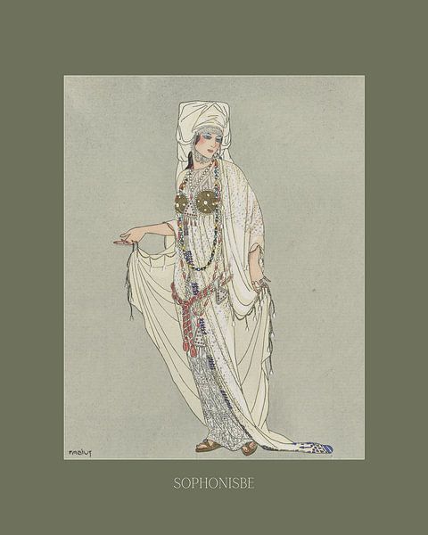 Sophonisbe - Antike Kostüm-, Vintage- und Retro-Mode-Drucke von NOONY