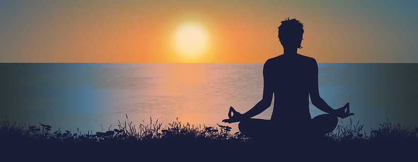 Der Schatten des Yoga von Harry Hadders Design