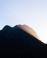 Sunset Mountain peak at New Zealand | Golden Hour
