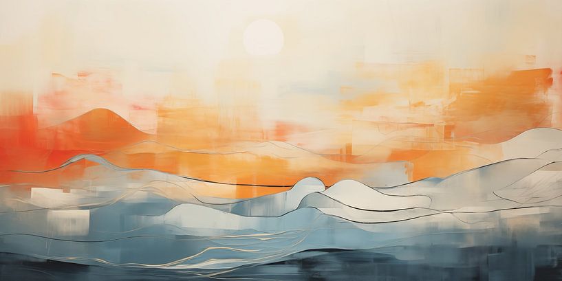 Landschaft abstrakt von Bert Nijholt