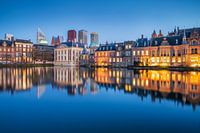 Hofvijver avec la cour intérieure de La Haye