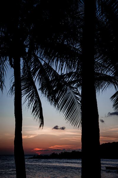 Sonnenuntergang auf Curaçao von Dani Teston