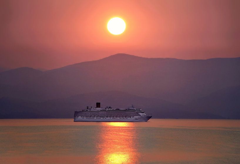 Sunset in Corfu by Maickel Dedeken