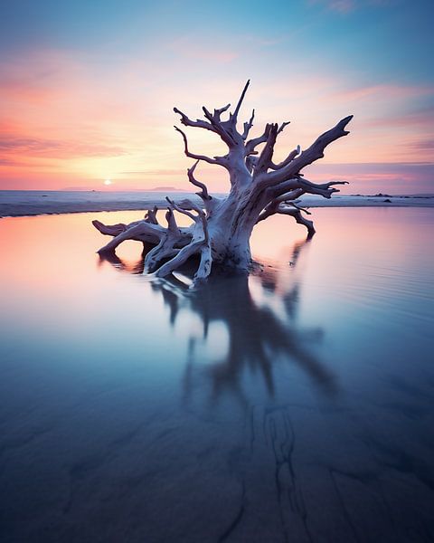 Strandspaziergang von fernlichtsicht