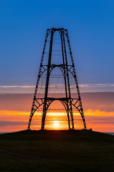 Lever de soleil à IJzeren Kaap sur Texel par Pieter van Dieren (pidi.photo)