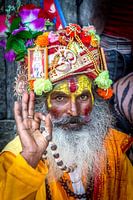 Hinduistischer Heiliger in Nepal