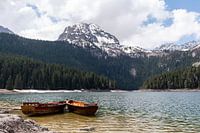 The black lake in Montenegro