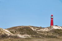 Roter Leuchtturm auf Schiermonnikoog