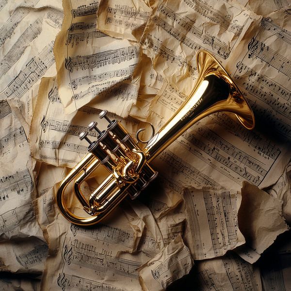 Klang der Musik: Die Trompete von Poster Art Shop