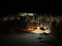 Lappland bei Nacht: eine Winternacht!