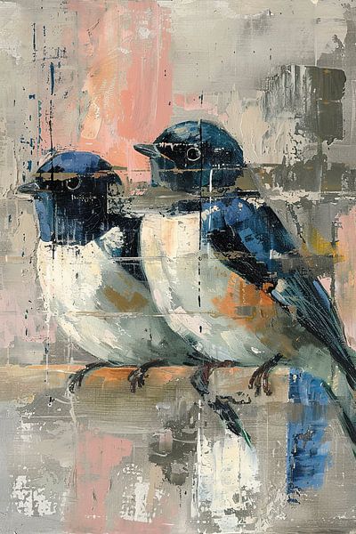 Fröhliche von Abstraktes Gemälde