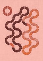 Lego Dots Monoprint - Tile Symphony 04