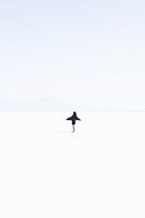 Taking Insta photo on Bonneville Salt Flats