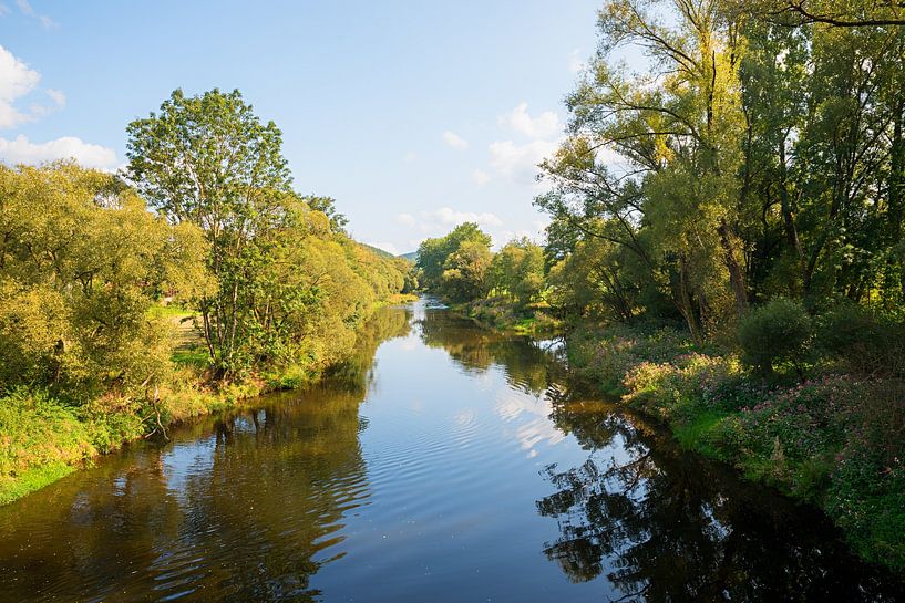 Schwarzer Regen, Fluss durch Viechtach, Niederbayern von SusaZoom