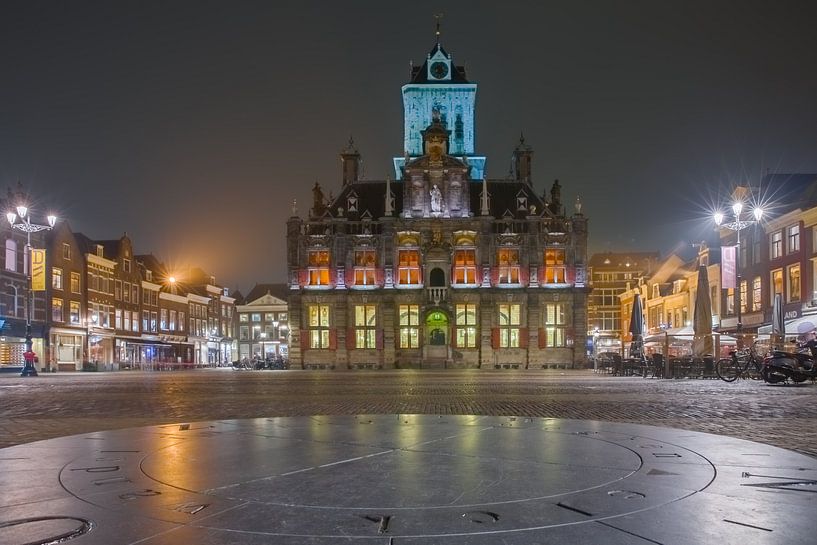 Stadhuis van Delft von Iman Kromjong