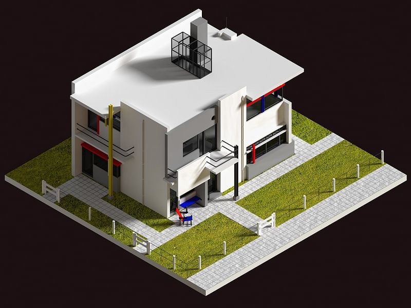Rietveld Schröderhuis von Jan Brons