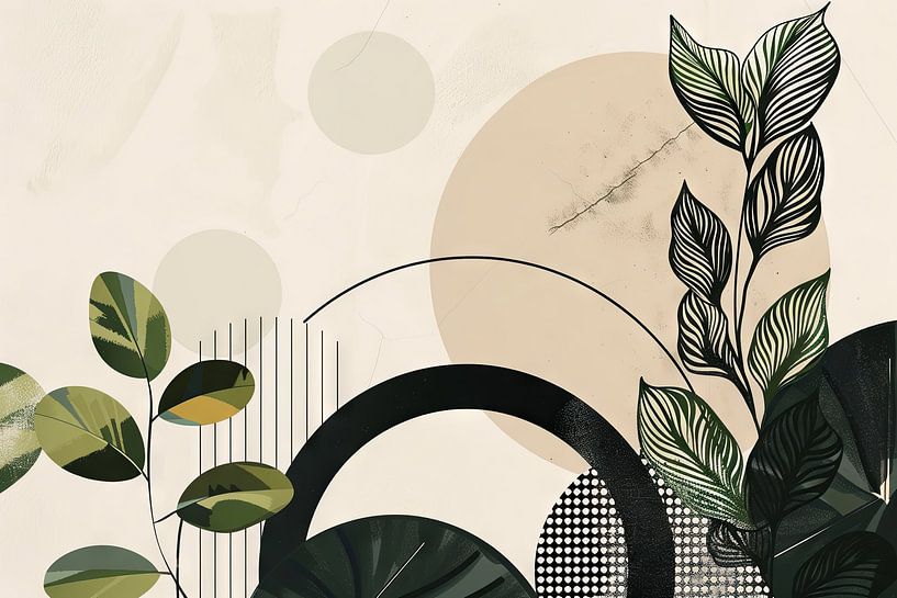 Nature abstraite par Poster Art Shop