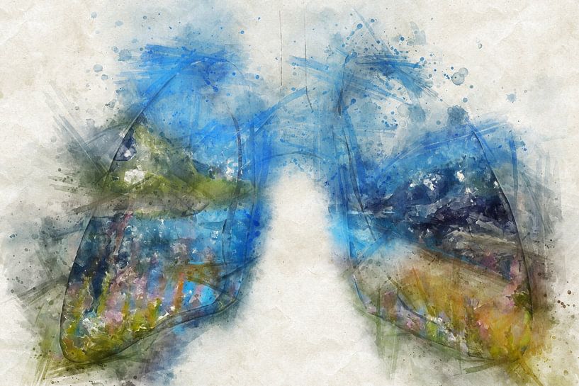 Mit Luft in der Lunge von Arjen Roos