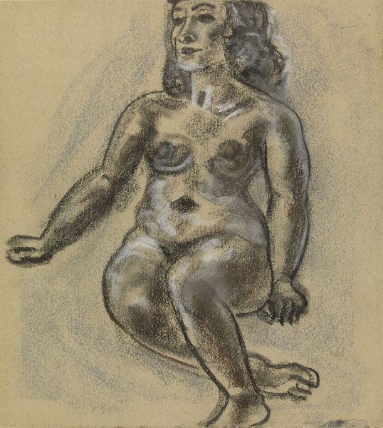 Leo Gestel, Seated female nude by Atelier Liesjes