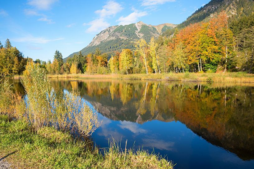 pictorial lake Moorweiher near Oberstdorf by SusaZoom