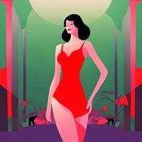 Eleganz im tropischen Mondschein