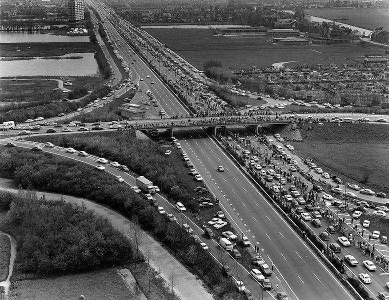 Rotterdam Airport Zestienhoven return Feijenoord Europacup 1 1970 by Roel Dijkstra