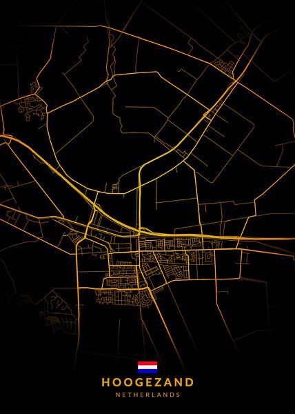 Hoogezand Stadtplan von Kenda Maruyama