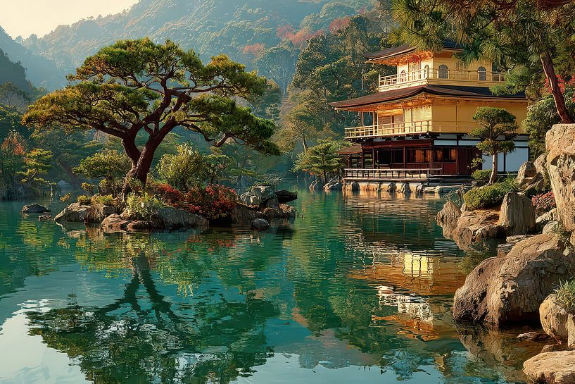 Japanische Kunstmalerei von Egon Zitter