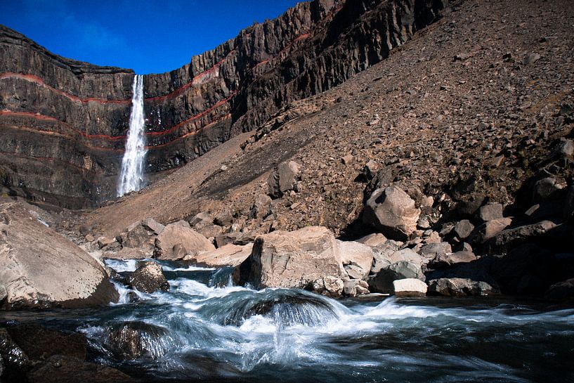 The Hengifoss waterfall (Iceland) by Martijn Smeets