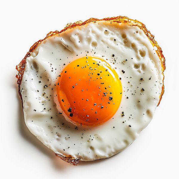 Œuf au plat &quot;sunny side up&quot; - photographie culinaire par Roger VDB