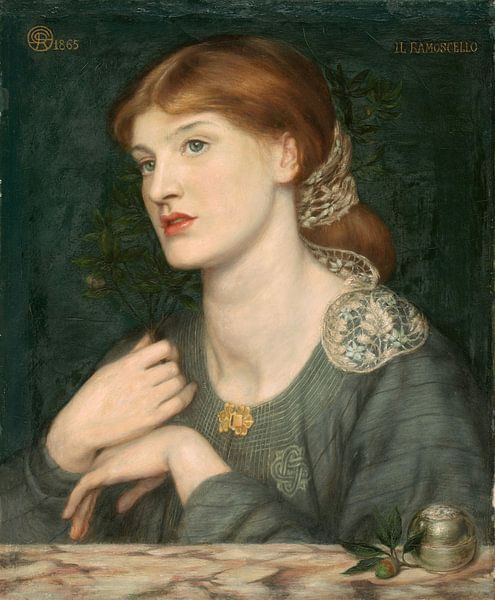 Il Ramoscello, Dante Gabriel Rossetti von Meisterhafte Meister