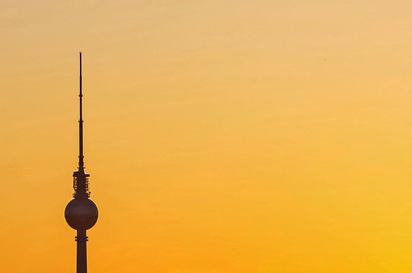 Tour de télévision de Berlin au coucher du soleil par Frank Herrmann