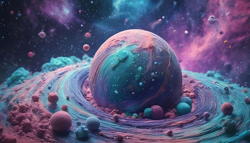 Süßes aus dem Kosmos: Der Planet der Zuckerwatte von Retrotimes