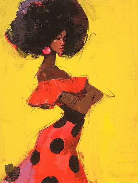 Rouge Rhythm by Eye catching paintings